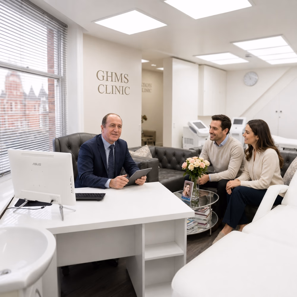 Doctor consultation at GHMS clinic in Earl's Court, London